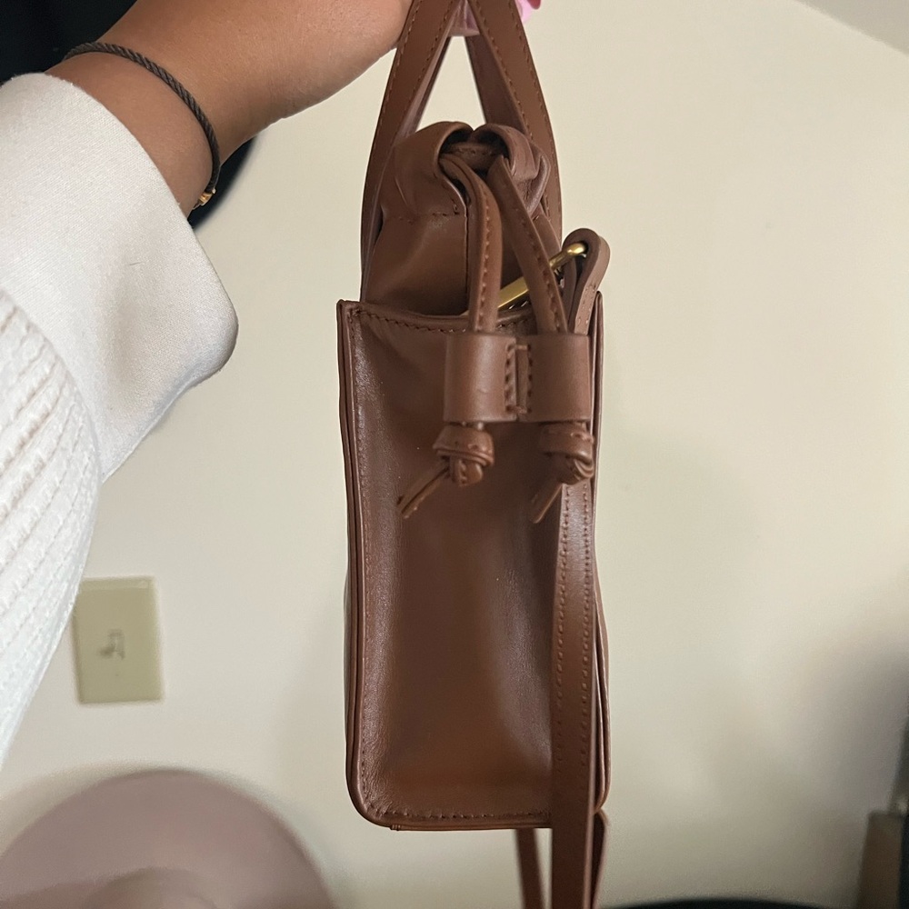 Brandon Blackwood Brown Mini Leather Bag - Picture 3 of 4